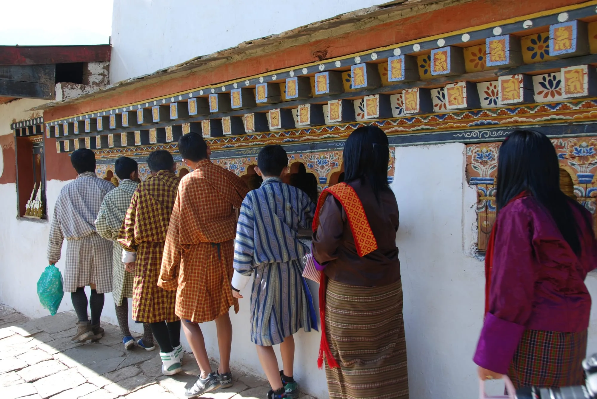 The tradition of circumambulation is an integral part of Bhutanese culture.
