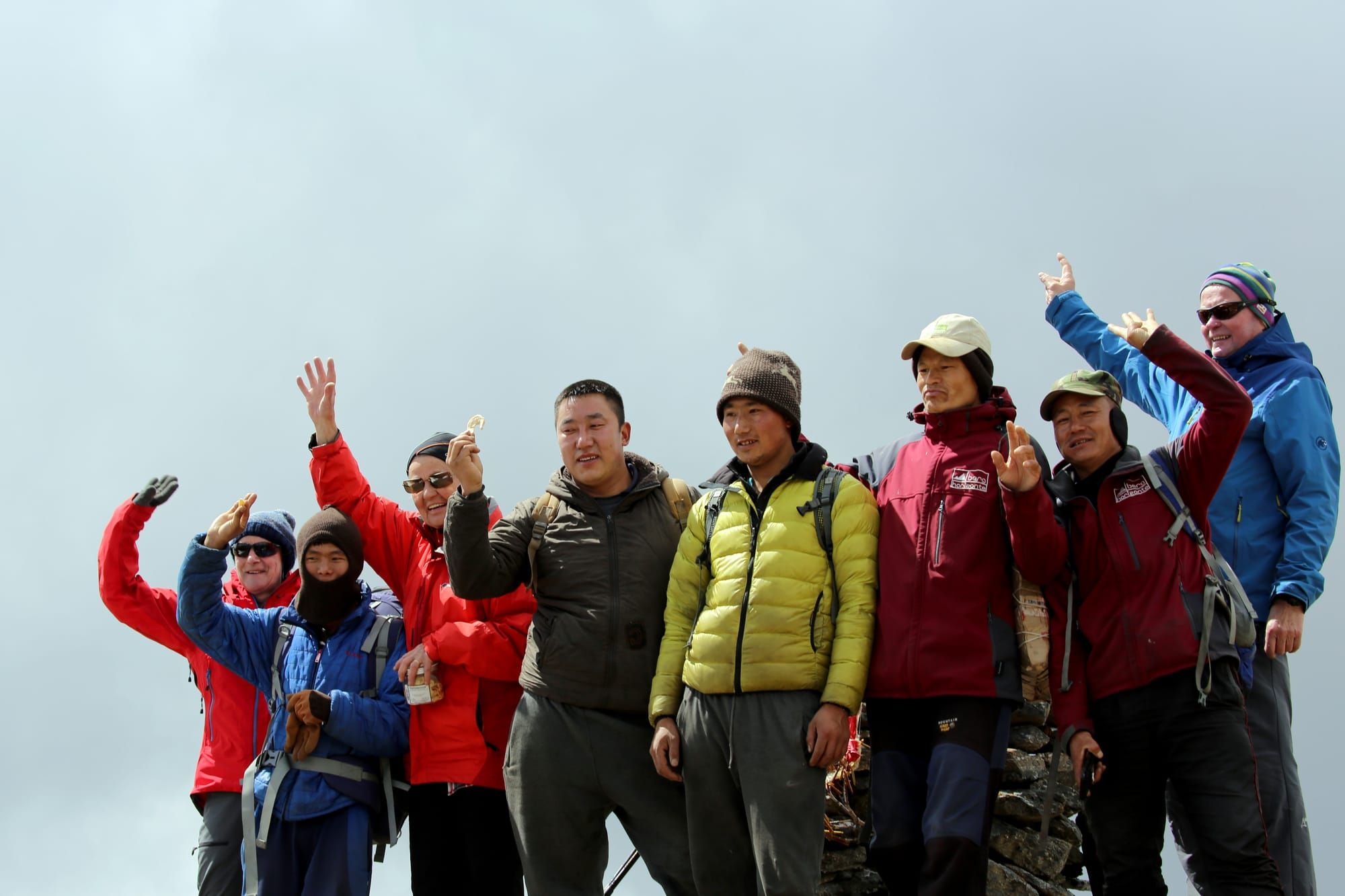 Himalayan ridgeline on the Nub Tshona Patra trek