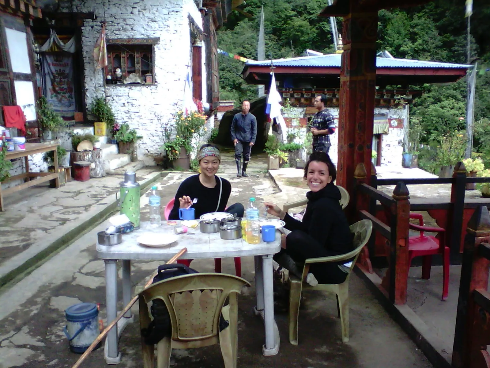 Angie &amp; Jasmine on Druk Path Trek 02