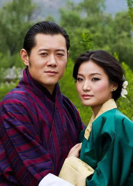 Bhutan King and Queen - Jigme Khesar and Jetsun Pema