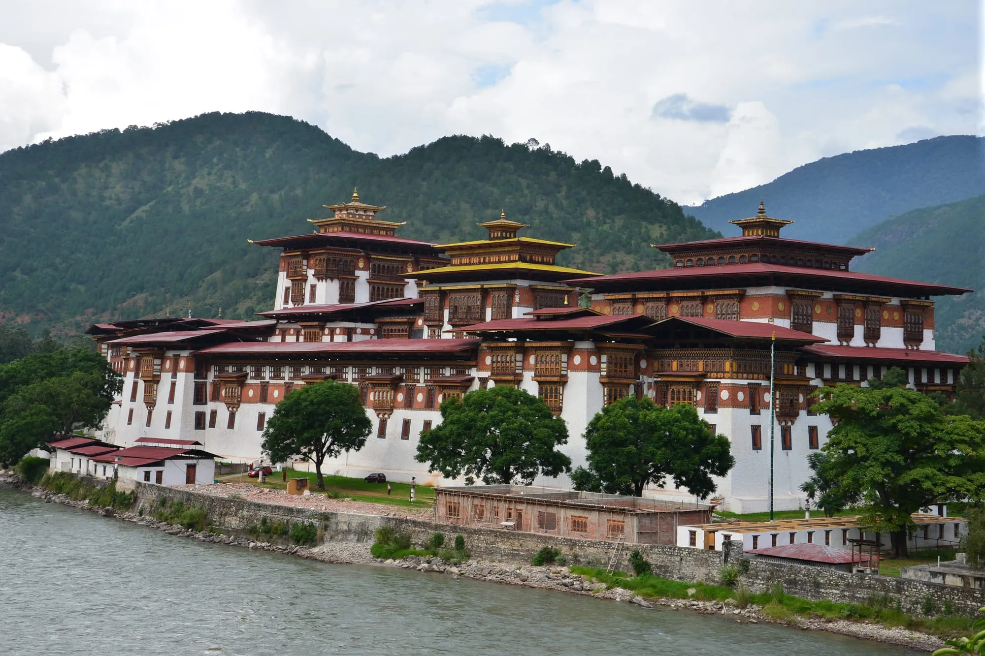 Pungthang Dewachen Phodrang (Palace of Great Happiness) or Punakha Dzong 