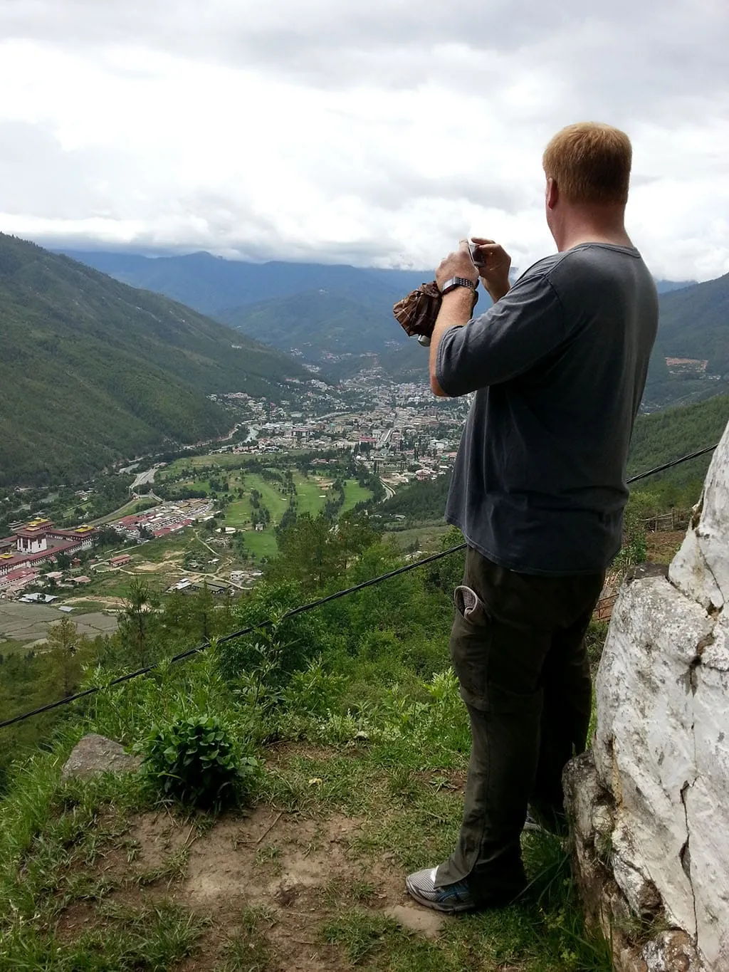 Dan Albrecht in Bhutan