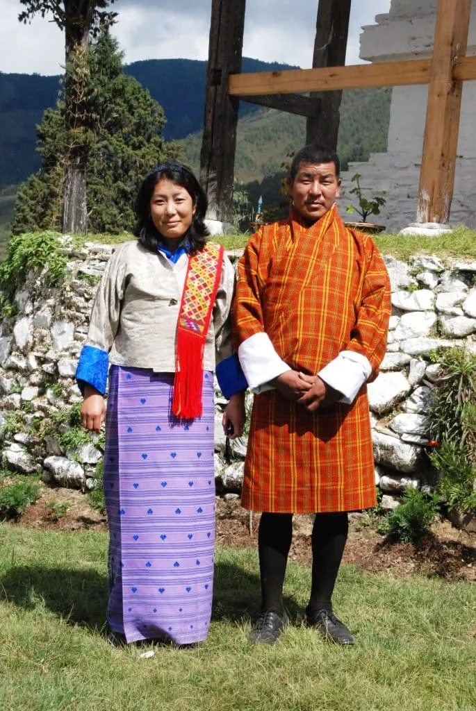 The National dress of Bhutan