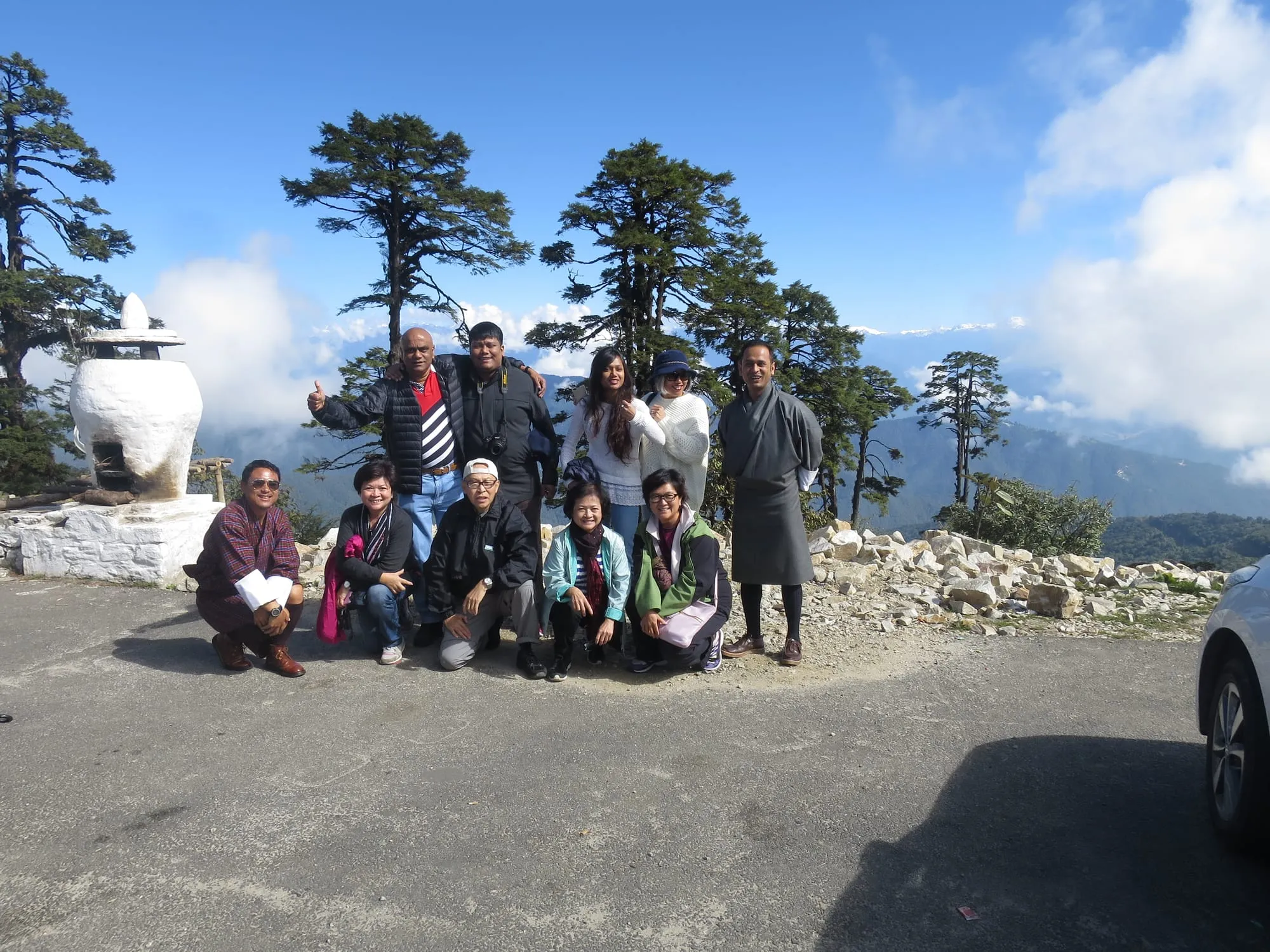 Mr. Chin Pei Lee &amp; Friends at Dochula Pass, Little Bhutan