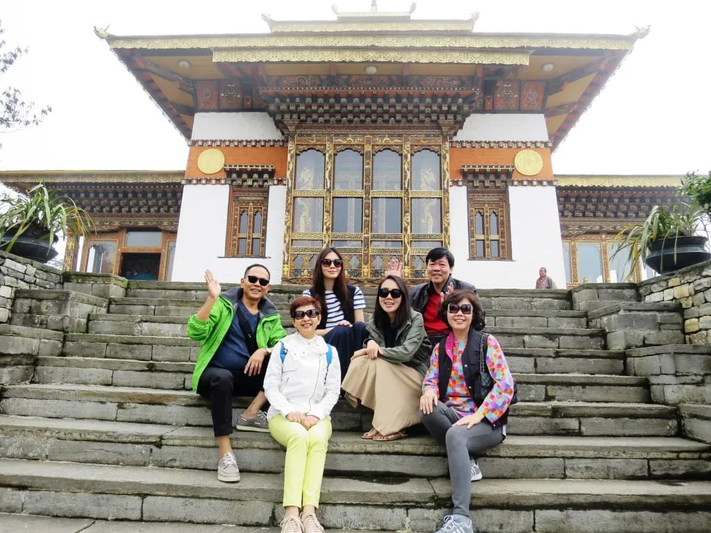 Julia &amp; Friends at Druk Wangyel Lhakhang, Dochula