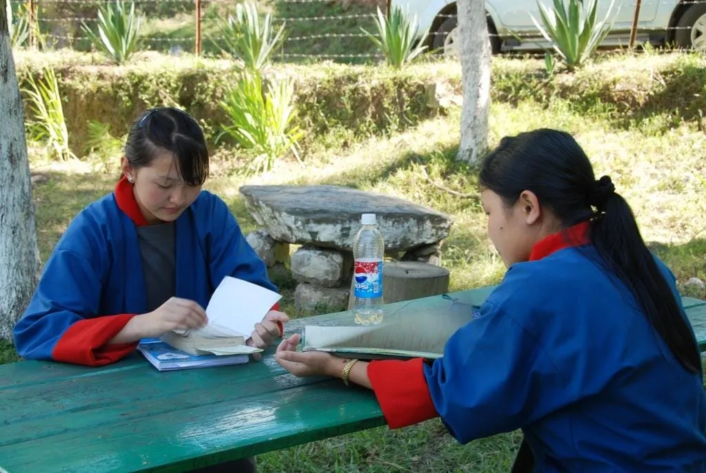 Students of Punakha High School