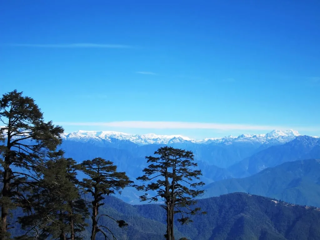 View from Dochula