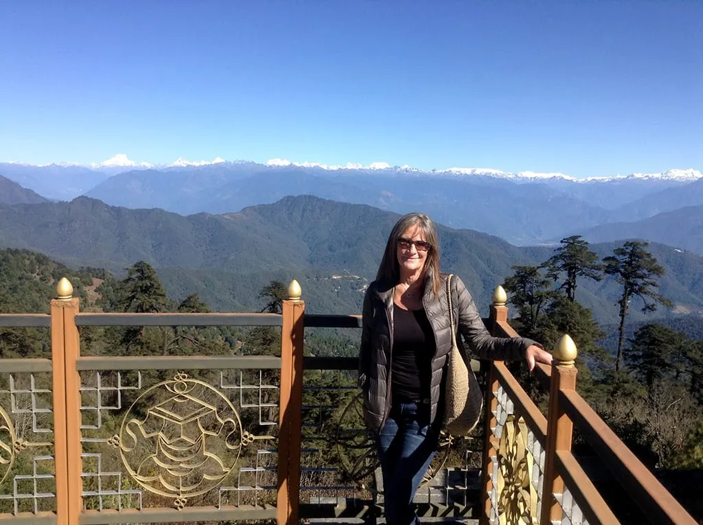 Liz McGuire in Bhutan