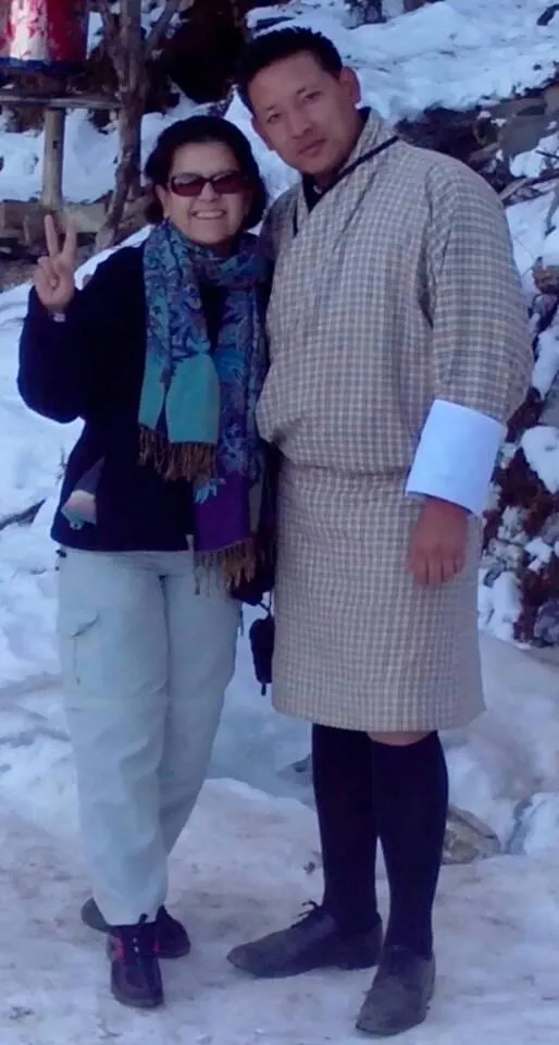 Lucia Santos in Bhutan