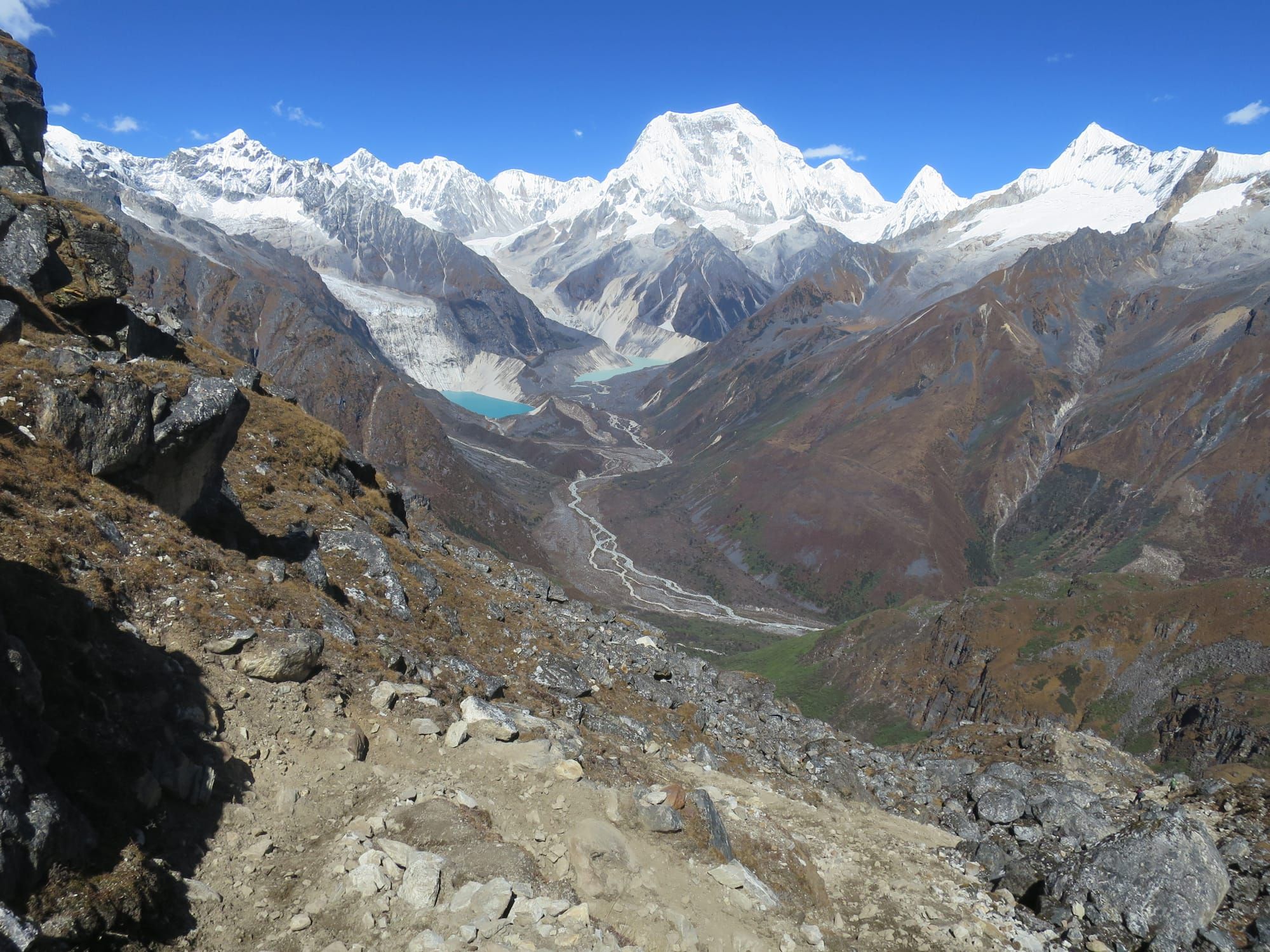 Mountain and Glacier lake