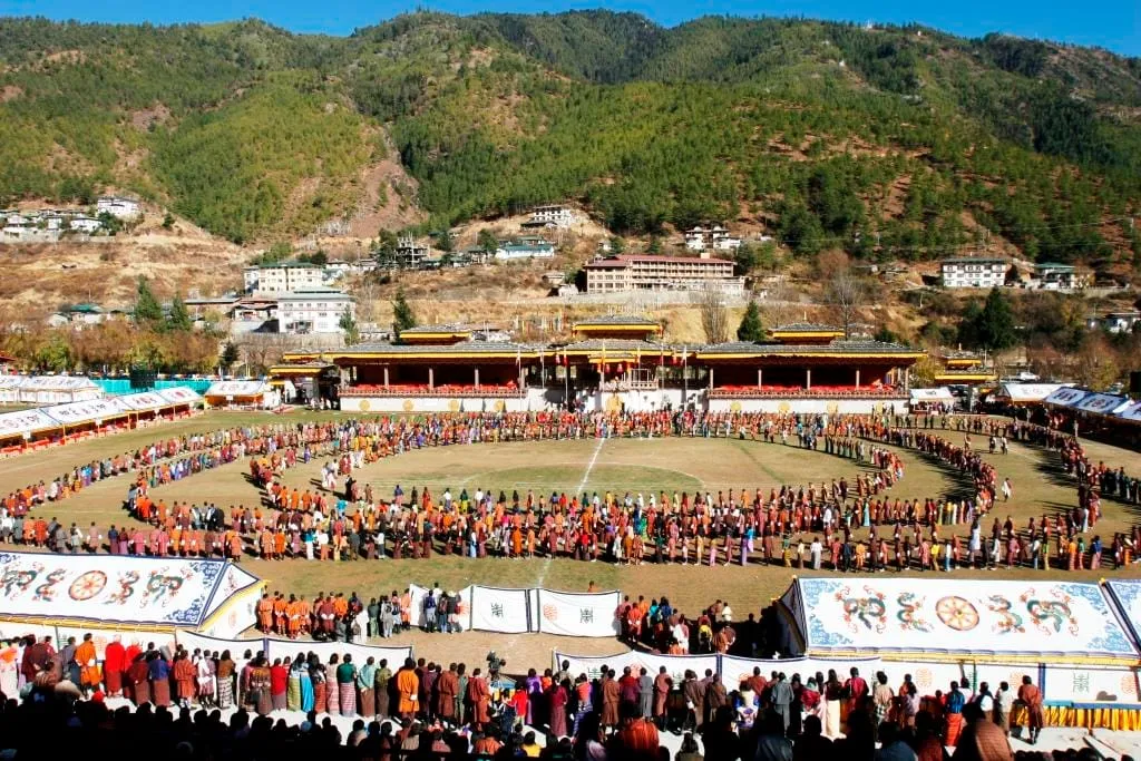 National Day Celebrations at Changlimithang ground.