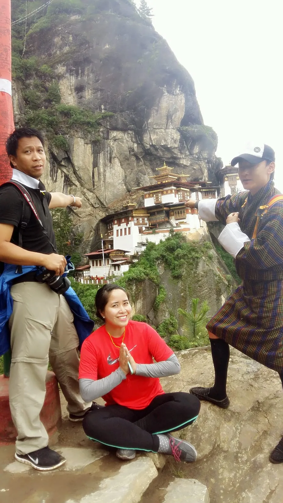 Regin Lorenzo &amp; Maria Viudez at the Tiger’s Nest Monastery