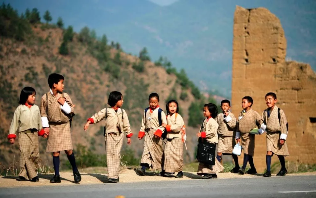 School children