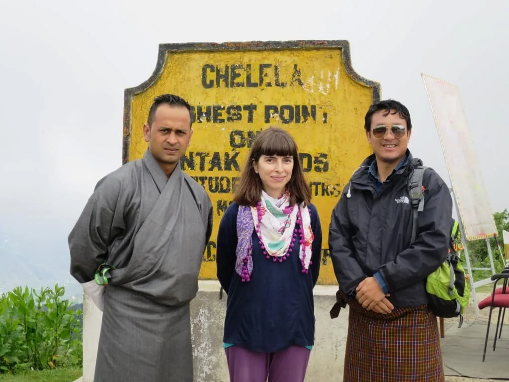 Sonia Fernandes during her trip with Little Bhutan