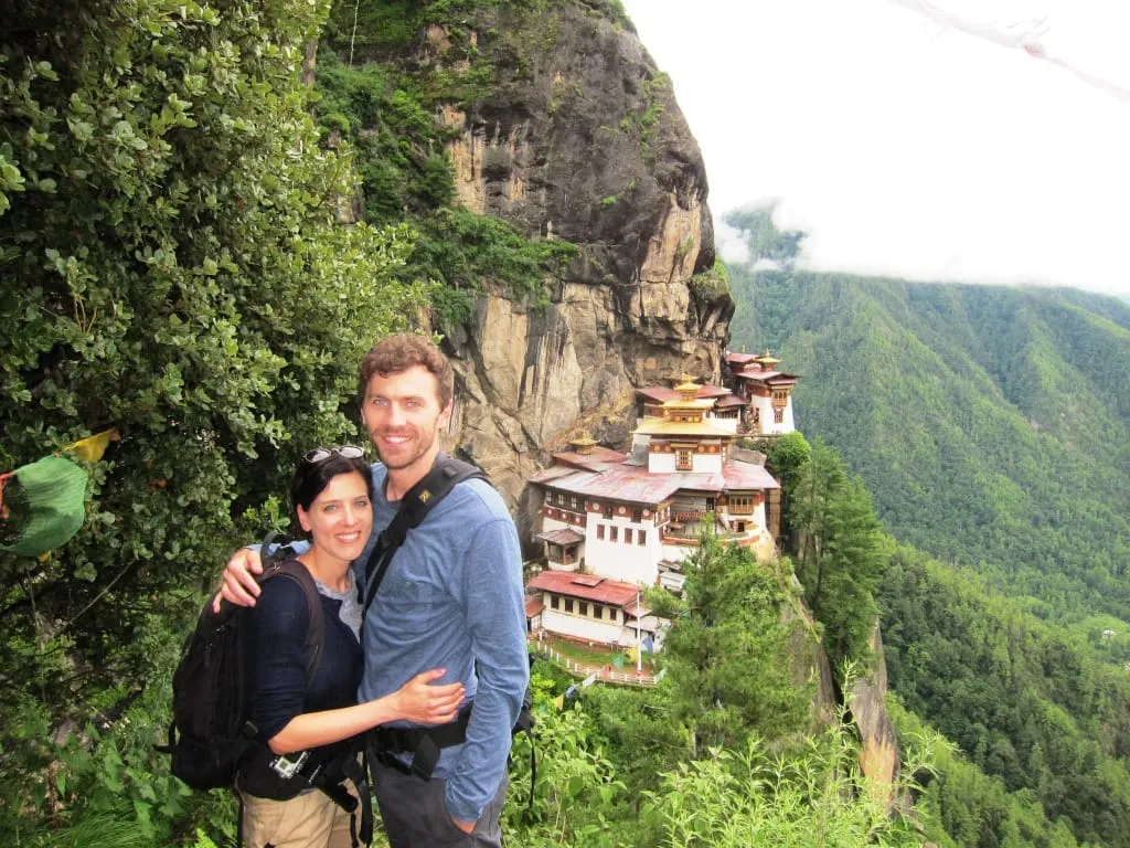 Tereza &amp; Michal Tutko at the Tiger’s Nest Monastery