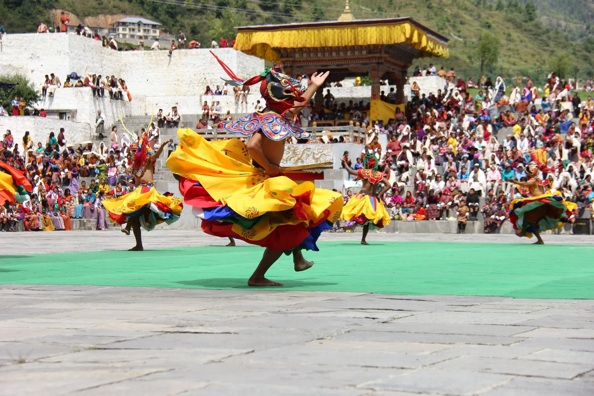 Thimphu Tshechu at Tashichho Dzong