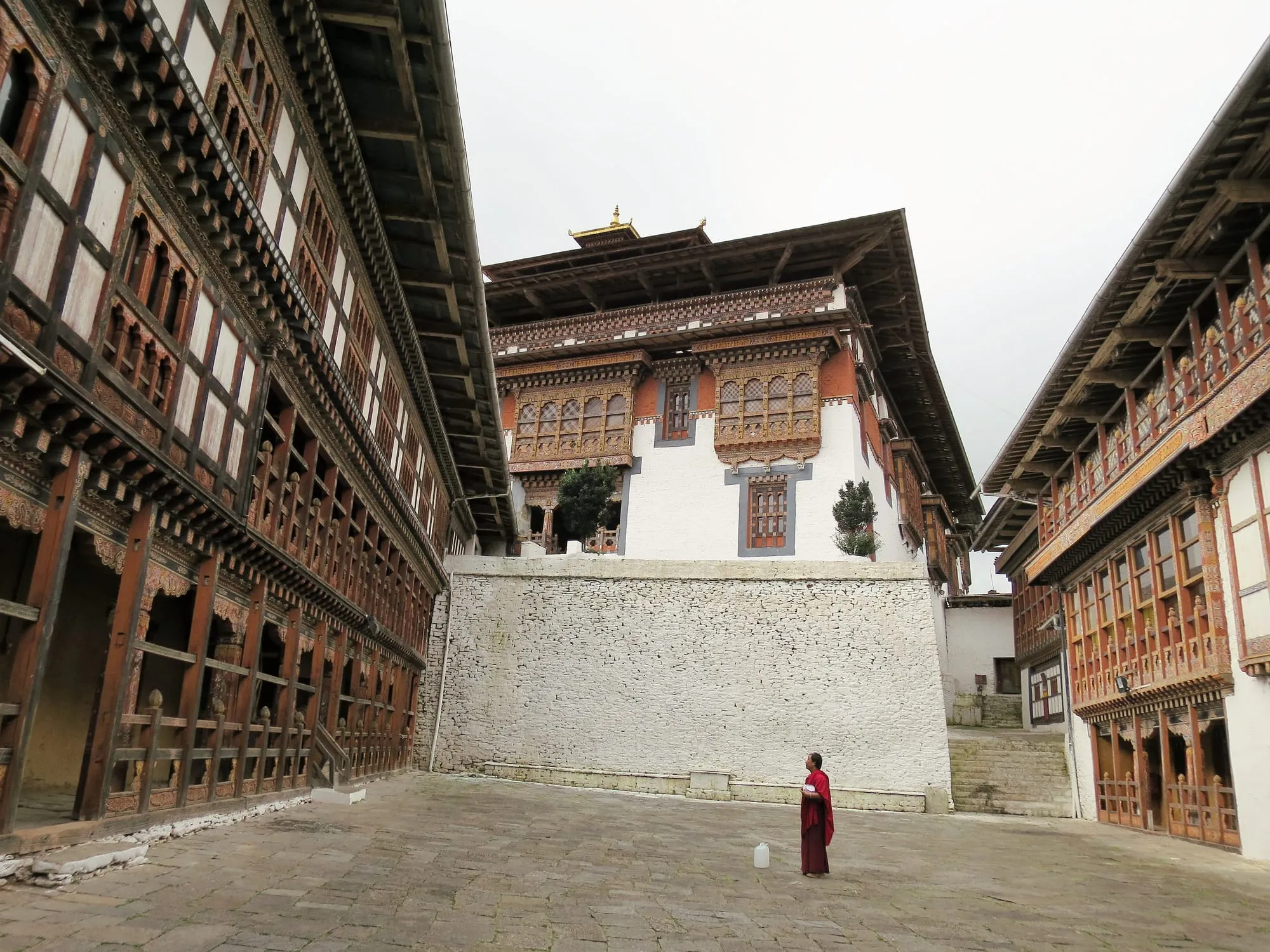 Inside the Trongsa Dzong