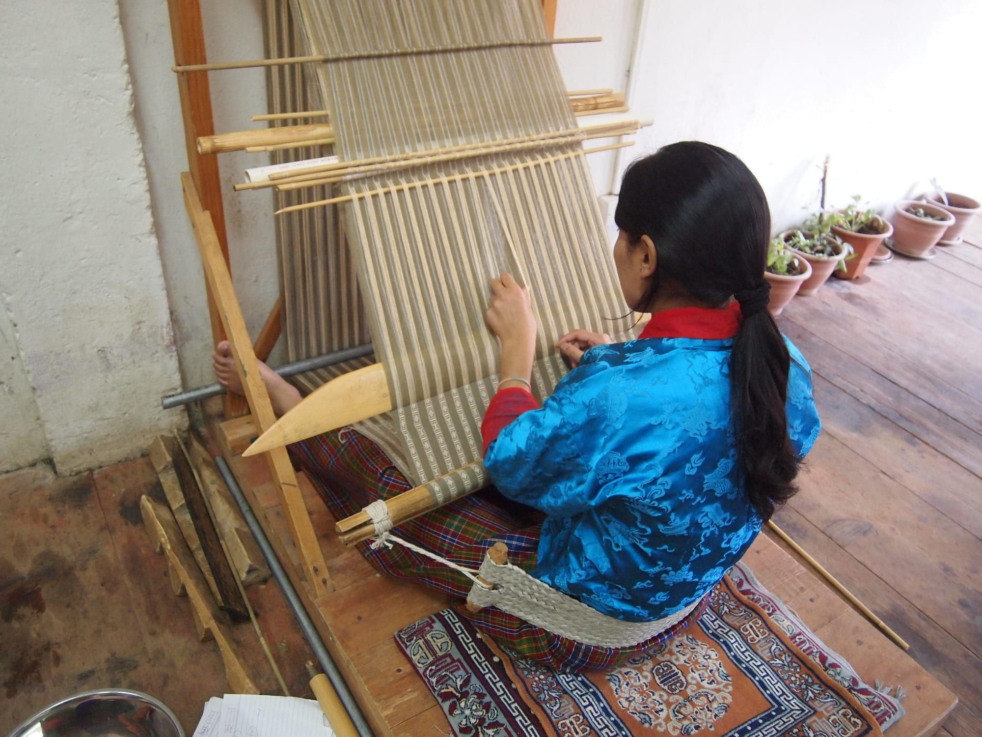 Weaving - an art form in Bhutan
