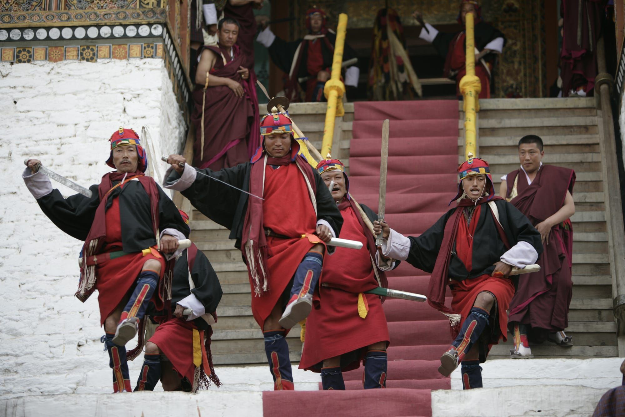 Worrior at Punakha Dzong