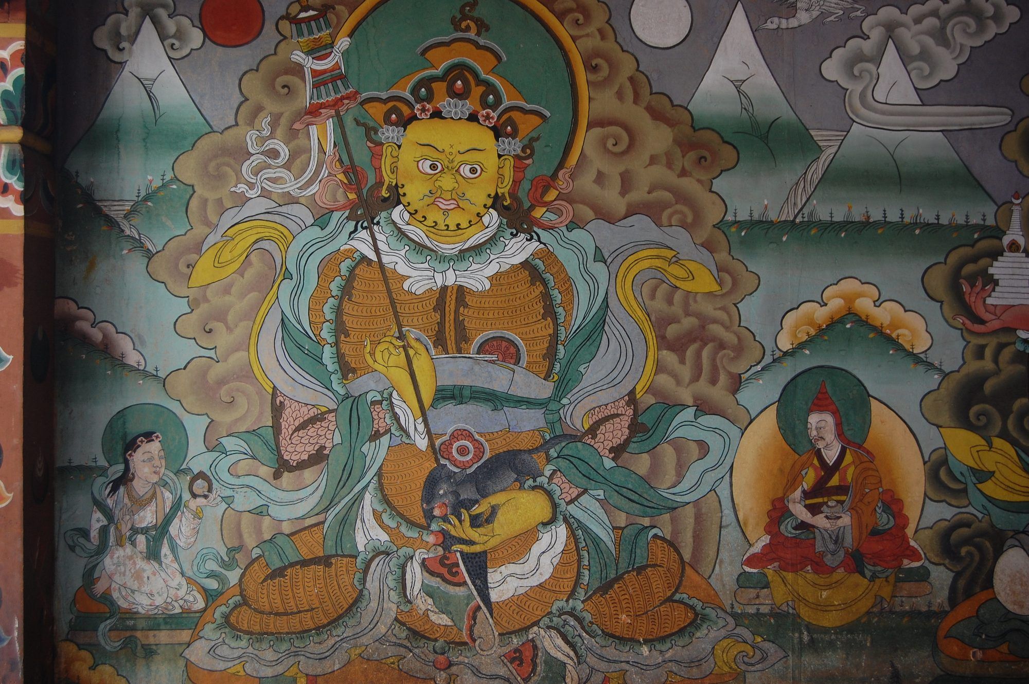 Seven Treasures of the Universal Buddhist Monarch (Gyelsi Nadun)