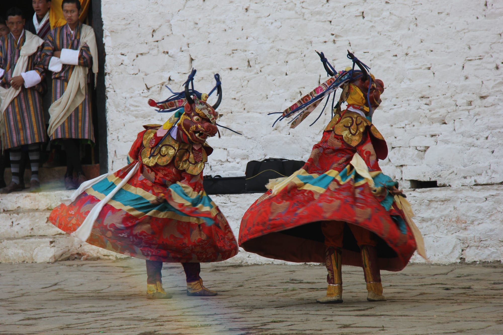 Mast dance Punakha Tshechu