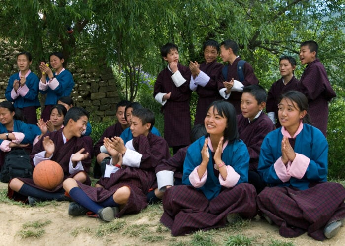 Students of Lungtenzampa School