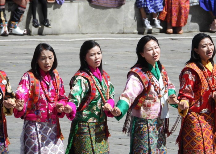 kira, Bhutan's national dress for women