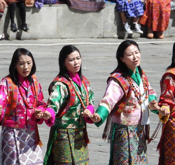 kira, Bhutan's national dress for women