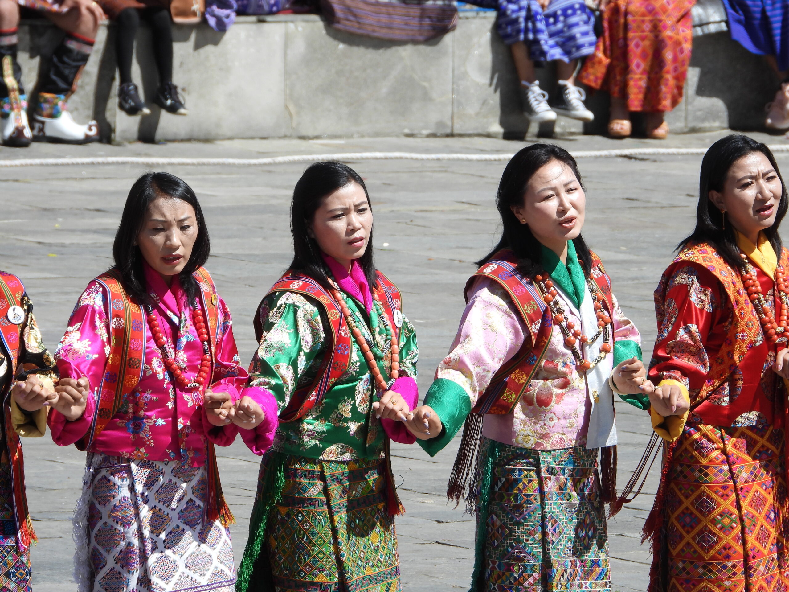 kira, Bhutan's national dress for women